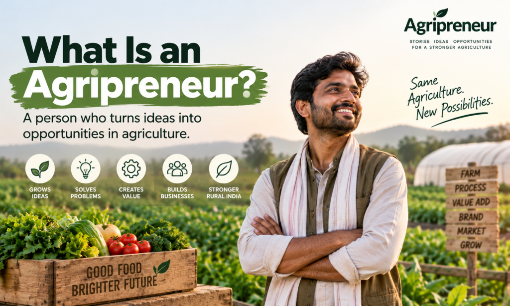 What is an Agripreneur?